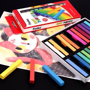FOSKA 12/24 <span class=keywords><strong>Craies</strong></span> <span class=keywords><strong>Pastel</strong></span> Artistiques de Qualité Supérieure, Couleurs Vives, Forme Carrée de 65 mm, Texture Douce pour un Effet de Dessin Exceptionnel - Product Image 6