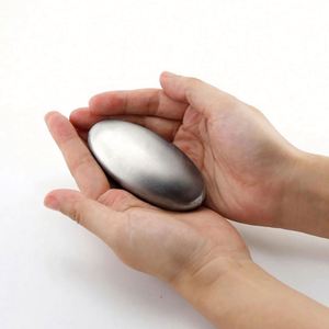 Custom LOGO Eco-Friendly Waterproof Portable <b>Magic</b> Metal Odor Remover Rub Away Fish Garlic Onion Smell Stainless Steel Soap - Product Image 5