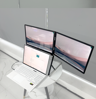 Écran portable double pliable DUOCreate 15,6 pouces FHD 1080P IPS pour ordinateur portable, série professionnelle, Type-C pour Plug & Play