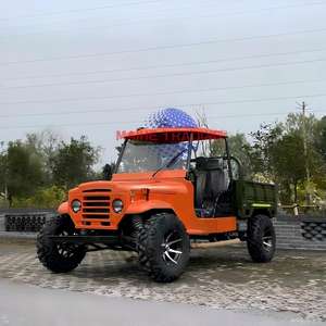 Vehículo Estilo Jeep con Plataforma de Carga Trasera |   Jeep Utilitario de Cuatro Ruedas con Caja de Carga - Product Image 1