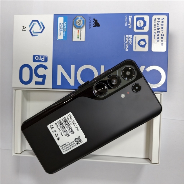Factory Original Android Oem Camon 50 Pro 2K 5g Smartphone Resolution Deca-Core CPU 108MP Rear Camera Global Unlock