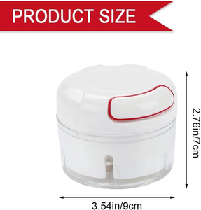 New Kitchen Hand Press Garlic Crusher Mincer Meat Slicer Onion Masher Manual <b>Vegetable</b> Smasher Fruit <b>Chopper</b> Red Pepper Grinder - Product Image 2