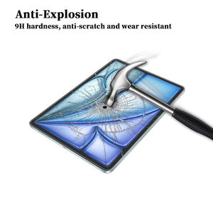 Protection d'écran en verre trempé HD transparente personnalisée OEM pour iPad Pro 11 pouces 13'' Protection d'écran anti-traces de doigts Haute sensibilité - Product Image 5