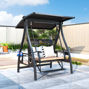 Chaise d'oscillation en aluminium extérieure résistante 3 places pour la relaxation de <span class=keywords><strong>jardin</strong></span> nouveau design - Product Image 4