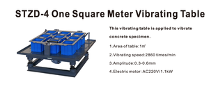 Tavolo Vibrante da <span class=keywords><strong>Un</strong></span> <span class=keywords><strong>Metro</strong></span> Quadrato, Strumento Geotecnico <span class=keywords><strong>per</strong></span> Test di Modellazione e Compattazione di Campioni in Calcestruzzo - Product Image 2