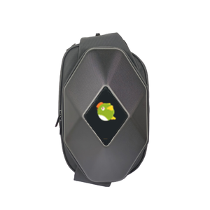 Bolsa cruzada Diy negra impermeable, bolsa de pantalla de equitación, mochila LED inteligente - Product Image 6