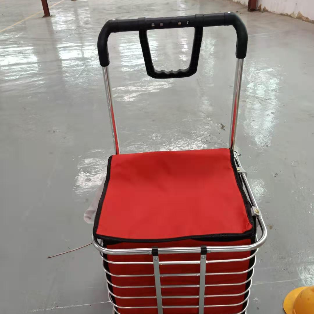 Тележка из алюминиевого сплава для пожилых людей, тележка для покупок с расширенной ручкой, готов к отправке