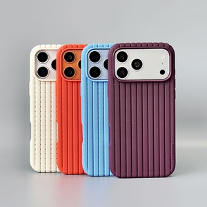 เคสโทรศัพท์ TPU ถักลายทันสมัย รุ่น T045 สำหรับ iPhone 16 17 18 Pro Max ป้องกันการลื่น ป้องกันการตก - Product Image 3