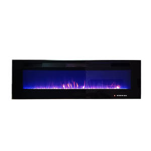 Chimenea de 60 pulgadas, muebles de <span class=keywords><strong>sala</strong></span> de estar, decoración colgante decorativa, chimenea de pared eléctrica, soportes de TV, control remoto - Product Image 4