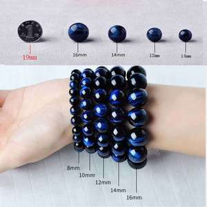 Bracelet Œil de Tigre Bleu Naturel Effet Éclair, Vente Chaude, Qualité Supérieure, Vente Directe Fabricant - Product Image 5