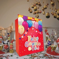 Lot de 100 sacs cadeaux pour fête d'anniversaire d'enfants, en carton ivoire, biodégradables, écologiques, réutilisables, durables, pour bougies