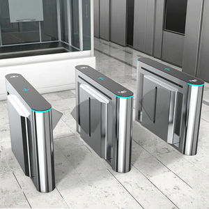 Mécanisme de tourniquet à ailettes en acier inoxydable imperméable pour extérieur, barrière automatique à ailettes, portail de tourniquet, contrôle d'accès RFID - Product Image 5