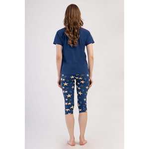 Conjuntos de Mujer KADIN LYC SUPREM, Yakha Reglan Kisa Kol Etegi Oval Mansetli Kapri Takim - Product Image 1