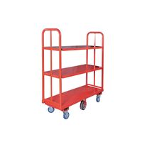 Étagère de rangement en acier de qualité professionnelle, 4 roues, kit de quincaillerie inclus, rotation fluide à 360°, empilable, haute capacité de charge, garage