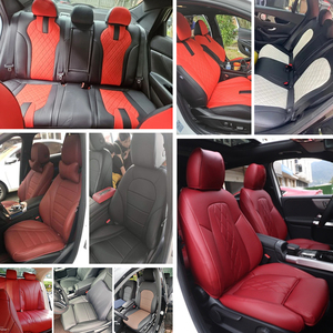 Housses de siège auto sur mesure pour 5 places, cuir de luxe de haute qualité, kits de sièges originaux pour <span class=keywords><strong>Mercedes</strong></span> Benz W204 W205 W211 W203 - Product Image 2