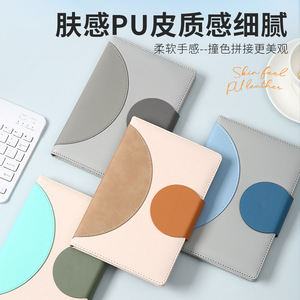 厚本シンプル大学生日記ノートパッド文具ソフトカバーレザーノート - Product Image 6