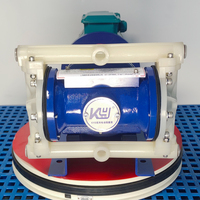 Pompe à eau 1/2, pompe doseuse d'acide 10 mm KDD-10ZFY4FF, électrique monophasée 220 V, pompe à diaphragme en PVDF pour acide sulfurique