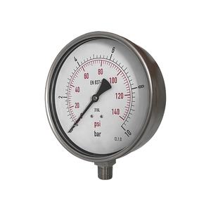 <span class=keywords><strong>En837</strong></span>-<span class=keywords><strong>1</strong></span> <span class=keywords><strong>1</strong></span>/4 "NPT 150มม. เครื่องวัดความดันถังแก๊ส0-25bar 15บาร์ - Product Image 4