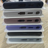Avec boîte d'emballage Solid Color Liquid Silicon Back Cover Case For Samsung Galaxy S24 S24 Plus S24 Ultra