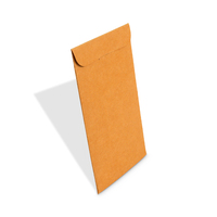 Enveloppe en papier kraft avec fenêtre pour emballage de cartes-cadeaux, écologique, recyclable, biodégradable, haut de gamme, vente en gros
