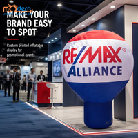 Ballon gonflable géant imprimé sur mesure, ballon gonflable avec logo Remax pour les événements publicitaires en plein air