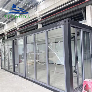 Cửa hàng di động <span class=keywords><strong>container</strong></span> kiosk prefab cửa hàng bán lẻ trên bánh xe cho thị trường ngoài trời - Product Image 4