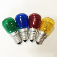 Tube incandescent transparent ST26 E14s 15W pour utilisation comme ampoule de réfrigérateur ou lampe à sel