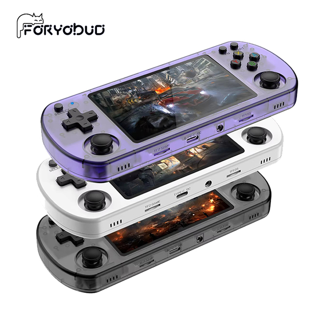 Open Source 4.0" IPS Screen U8 Retro Handheld Game Console  Linux System Portable Pocket Video Player 64GB/128GB R36S Landscape