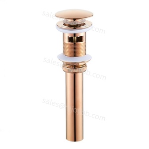 Brass cống tràn bấm vào Clack Pop Up lưu vực drainer chất thải phòng tắm đẩy xuống lưu vực cống - Product Image 5