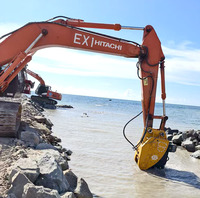 Casse-pierre hydraulique à double vibration Mingnike Vibro Ripper pour excavatrices de 30-35 tonnes avec moteur HYDRO LEDUC 100% - Garantie 1 an