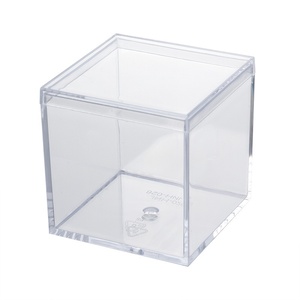 Màu Đất Sét Lỏng Đồ Chơi Kẹo Mini Lưu Trữ Hộp PS Thực Phẩm Cấp Trong Suốt Nhựa Vuông Hộp Nhỏ Bán Buôn - Product Image 6