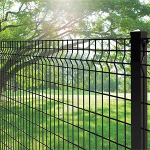 Clôture en treillis métallique 3D courbé à installation simple avec poteaux et <span class=keywords><strong>clips</strong></span> – Kit complet de sécurité <span class=keywords><strong>pour</strong></span> chantier de construction - Product Image 5