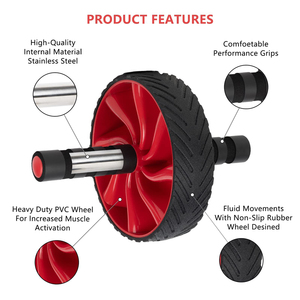 Con Lăn Bánh Xe Tập Luyện Sức Mạnh Cơ Bụng Thể Dục Thể Thao Tại Nhà Nâng Cao Cấp Cho Người Mới Bắt Đầu - Product Image 6