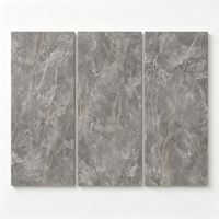 Dalles de porcelaine blanches brillantes de qualité AB 1200x2400x9mm, grandes dalles pour la décoration des murs et des sols