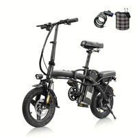 Bicicleta Eléctrica Multifuncional Desmontable y Personalizable de Alto Rendimiento, con Motor de 48V 400W y 50km de Autonomía