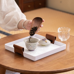 Ensemble de tasses à thé Iris peintes à la main pour la maison, ensemble de voyage Kung Fu avec sac de rangement, housse et petit bol - Product Image 3