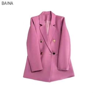 Abrigo de Mujer 2025, Nuevo Estilo Coreano, Elegante, Informal, de Manga Larga, Holgado, para Primavera y Otoño - Product Image 4