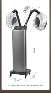 Grey O3 ozono <span class=keywords><strong>vaporizzatore</strong></span> per <span class=keywords><strong>capelli</strong></span> con 2 tappi vaporizzanti professionale Micro nebbia colorante anione Perm per <span class=keywords><strong>capelli</strong></span> profondi per la cura del cuoio capelluto riparazione - Product Image 6