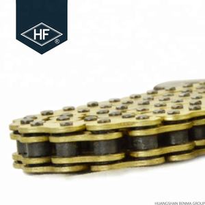 ゴールドオートバイチェーン チタン520オートバイチェーン 中国工場供給 高周波焼入れ520ゴールドオートバイチェーン - Product Image 3