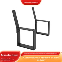 Pieds de table et de banc de parc en acier inoxydable, style minimaliste moderne, robustes, pour mobilier d'extérieur