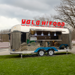 Grande <span class=keywords><strong>maison</strong></span> à gaufres Bar mobile Cuisine Restaurant Vintage Coffee Van Ice Cream Cart Camion de restauration électrique Remorque Food Van à vendre - Product Image 1