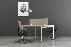 Estación de trabajo abierta moderna para personal de oficina, escritorio, espacio de trabajo de 4 a 6 plazas, muebles de Material MFC para oficina o escuela - Product Image 3