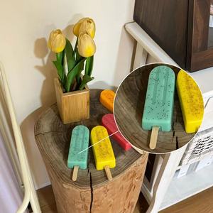 Trong Kho/Bán Hàng Nóng Donut Thiết Kế Rắn Tắm Xà Phòng Thanh Làm Tay Nghệ Kojic Axit Chanh Chà Cho Sáng Cơ Thể Và Khuôn Mặt - Product Image 6