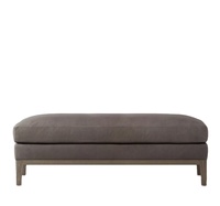 Ensembles de canapés Chaise de canapé Mobilier d'intérieur Pouf à café en cuir