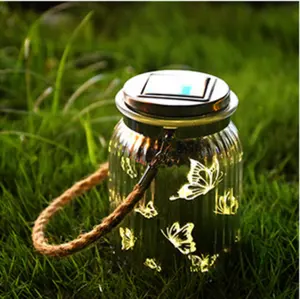 Solare Vaso appeso luce Della Lanterna Farfalla Milu cervi Di Natale Giardino Deco Luce