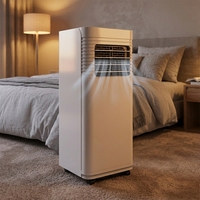 Climatiseur portable Airwens 12000 BTU à faible bruit, refroidissement et chauffage, économie d'énergie, télécommande, roues pour un déplacement facile, classe énergétique