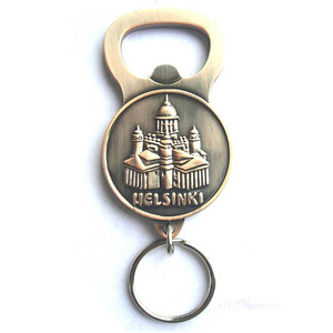 Vendita calda Logo personalizzato in alluminio apribottiglie portachiavi amo San Andres vite di sughero in metallo per bevande al vino - Product Image 4