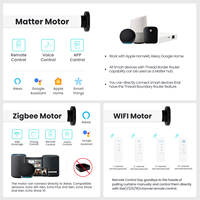Automatique Smart Zigbee Tuya Wifi Alexa Contrôlé Intelligent Électrique Jour et Nuit Stores Alimenté Motorisé Zebra Stores pour Fenêtre