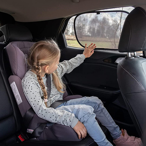 Pare-soleil de fenêtre de voiture en nylon personnalisé ODM, réfléchissant les rayons UV, pliable, visières de voiture pour enfants pour <span class=keywords><strong>Toyota</strong></span> Corolla et Tesla, promotion de pare-soleil réel - Product Image 3