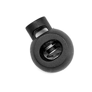 プラスチック製シングルホールスプリング式コードロックラウンドボール型スライディングコードより速いロックバッグ用ボタン - Product Image 1